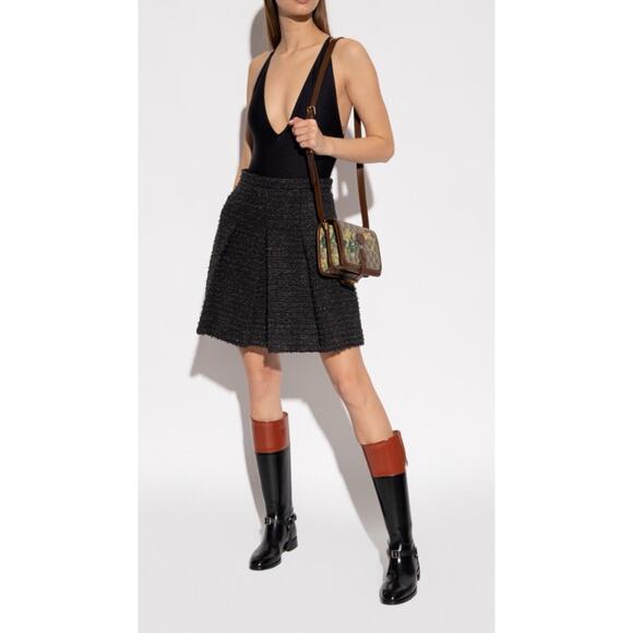 Gucci Zelda Horsebit Harness Knee High Two Tone Leather Boots US 7 NWB $2K - Picture 5 of 15